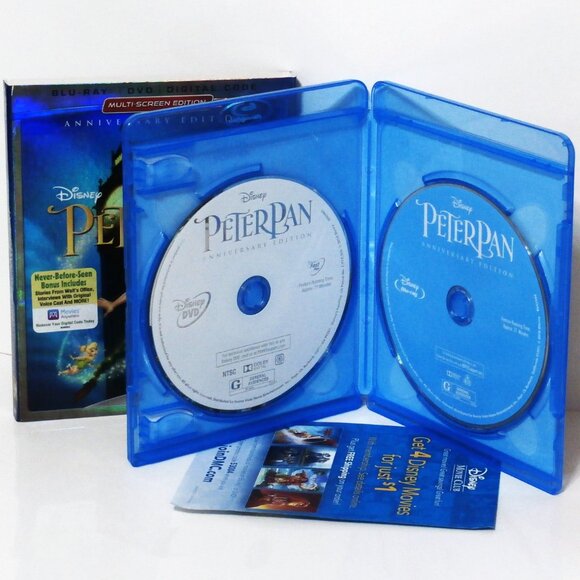 Disney PETER PAN Blu-ray + DVD 2-Disc Set, The Walt Disney Signature Collection - Picture 5 of 5